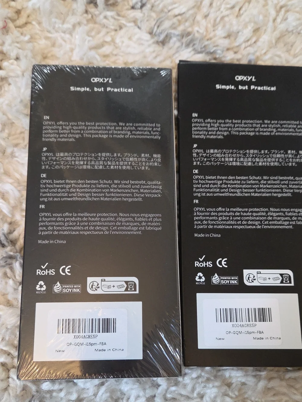 Tempered Glass Screen Protector -iPhone 15 PRO MAX 2 - 2 BOXES- 2 SCREENS EACH